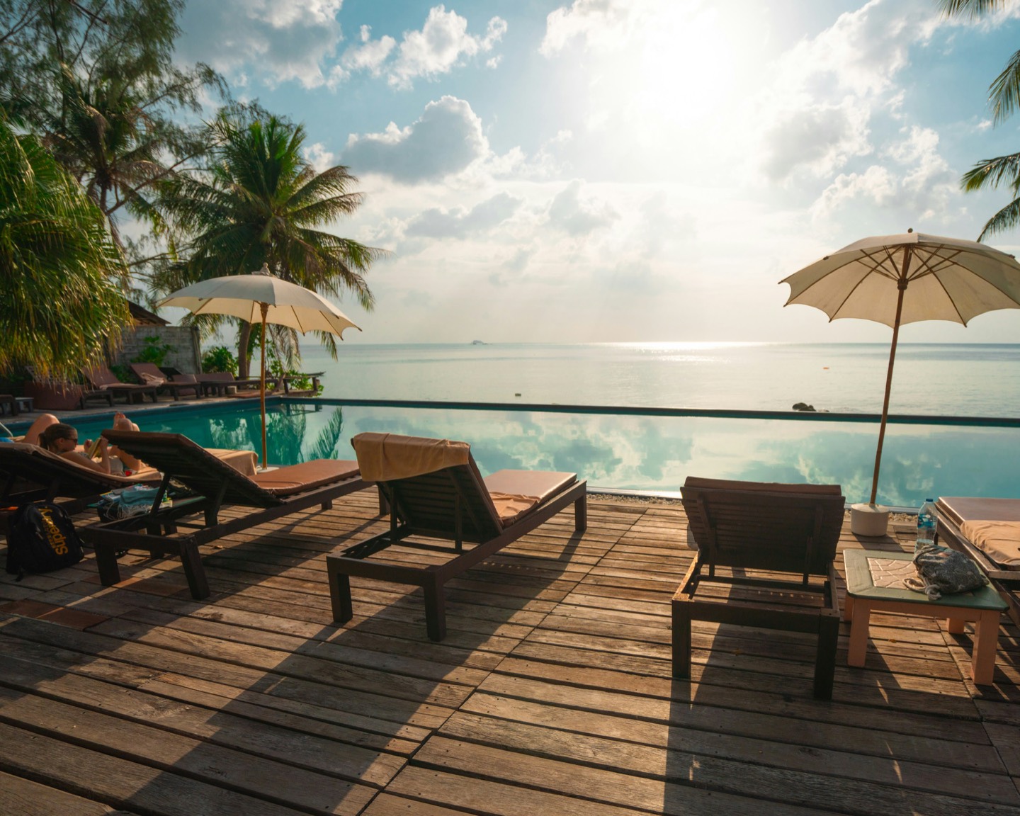 Luxurious hotel suite with breathtaking views